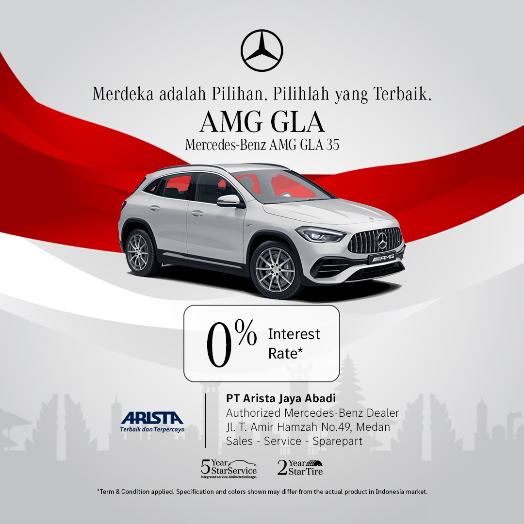 iklan mercy AMG GLA 35-square
